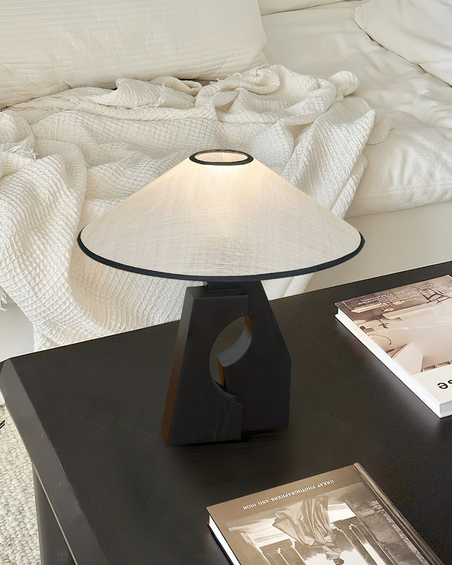 Ruins Wood Table Lamp - Loonglight