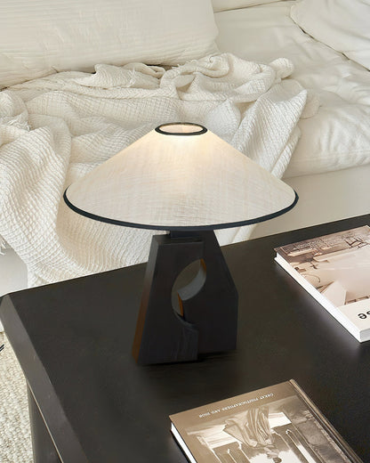 Ruins Wood Table Lamp - Loonglight