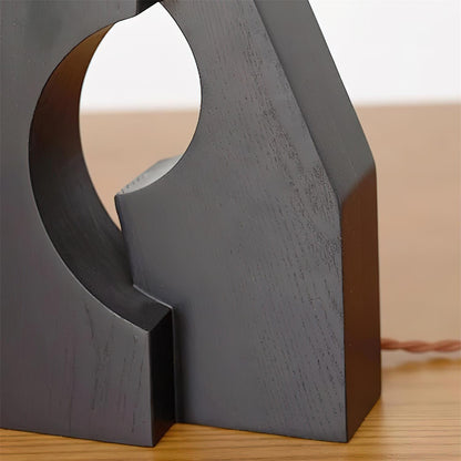 Ruins Wood Table Lamp - Loonglight