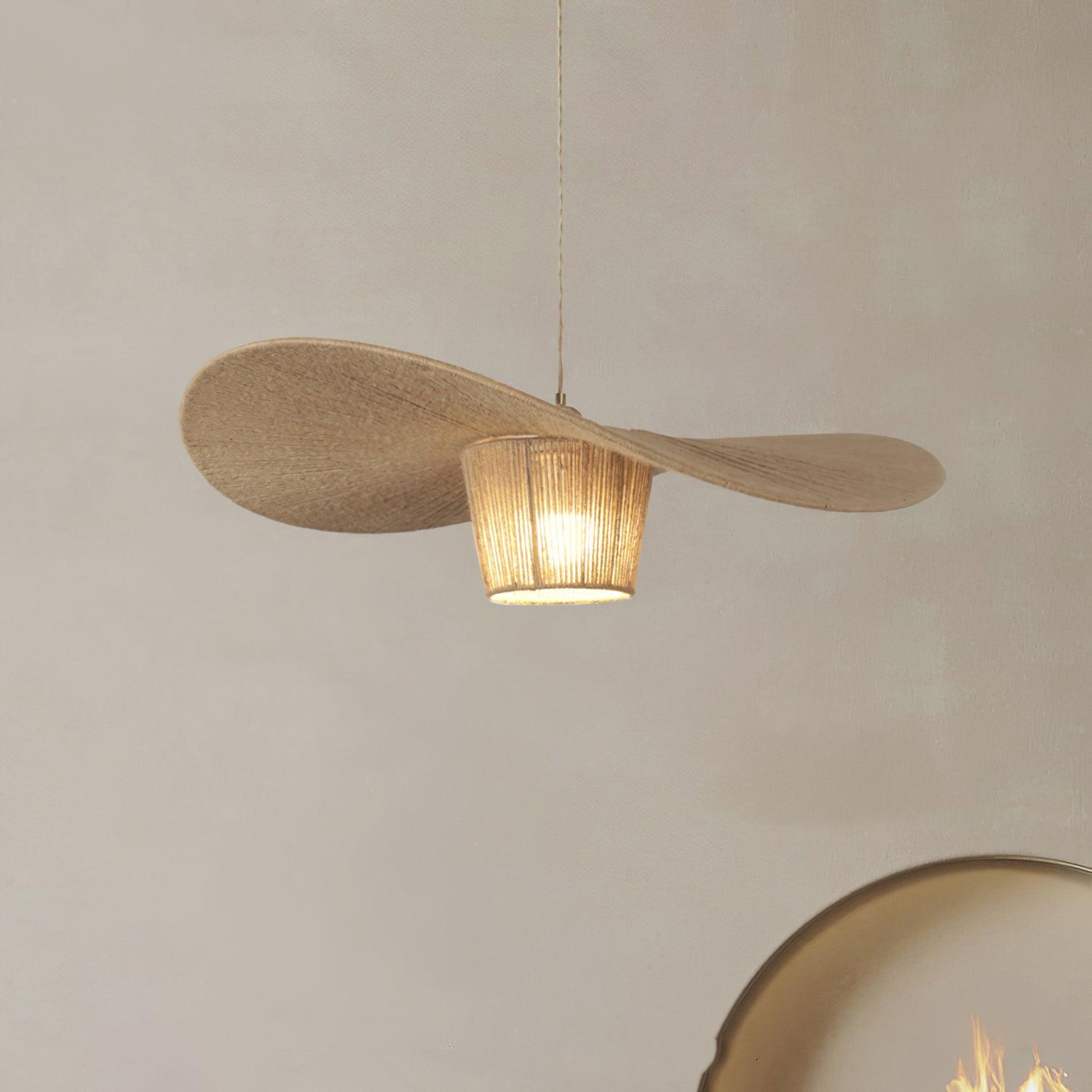 Rustic Hat Pendant Light - Loonglight