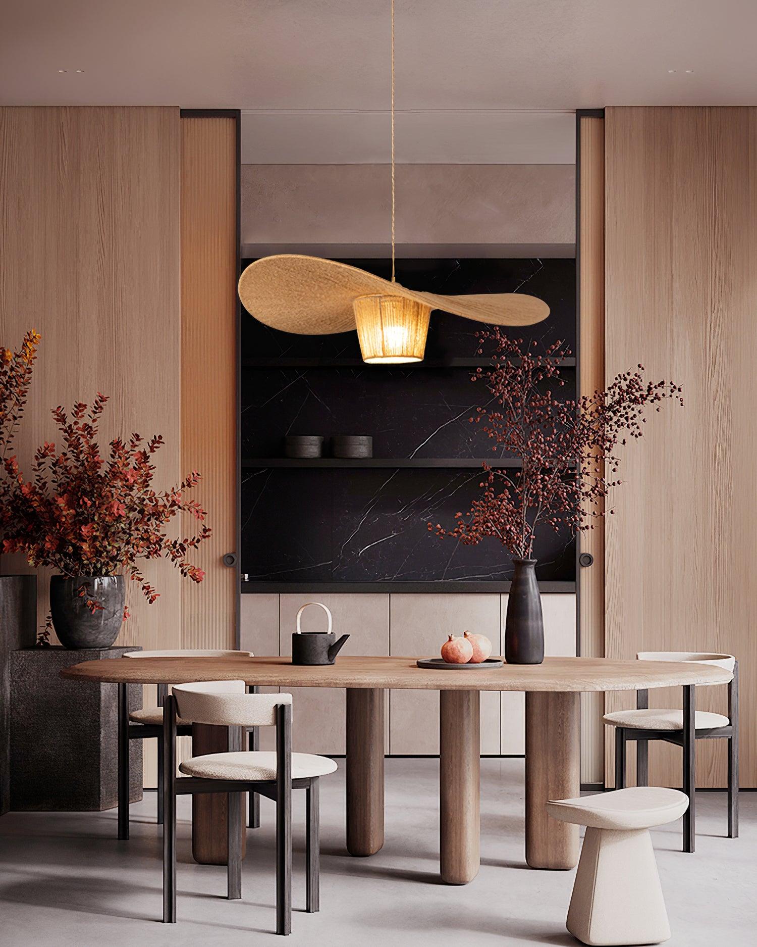 Rustic Hat Pendant Light - Loonglight