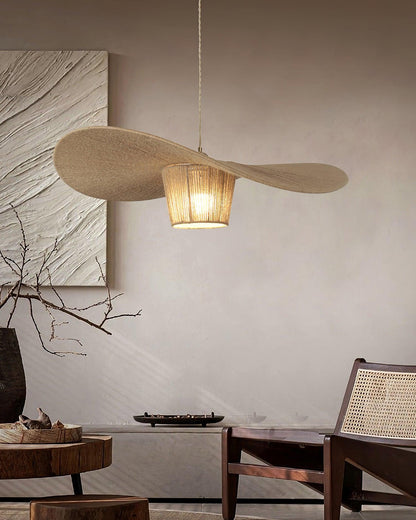 Rustic Hat Pendant Light - Loonglight