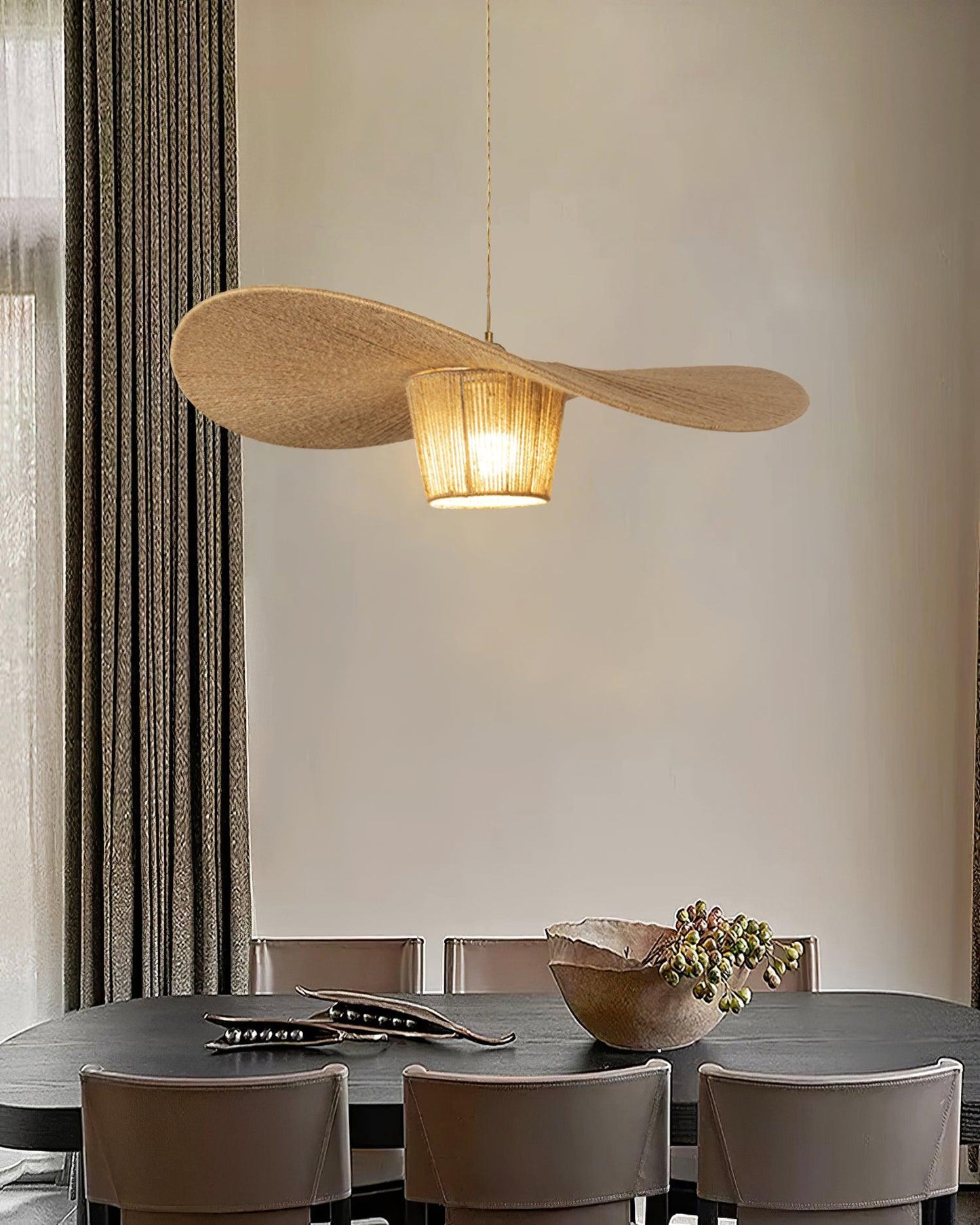 Rustic Hat Pendant Light - Loonglight