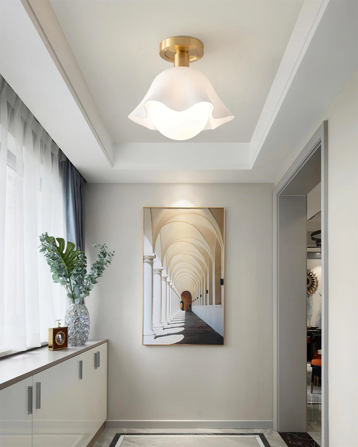 Rustin Ceiling Light - Loonglight