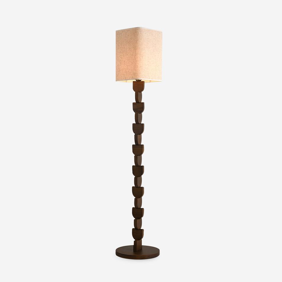 Sacha Wood Floor Lamp - Loonglight