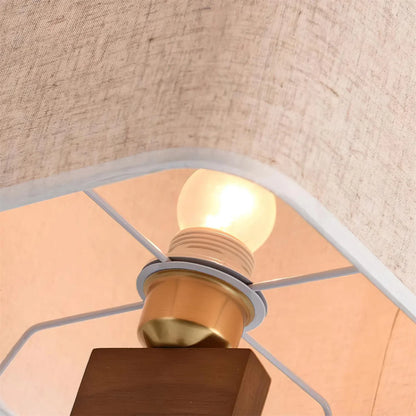 Sacha Wood Floor Lamp - Loonglight