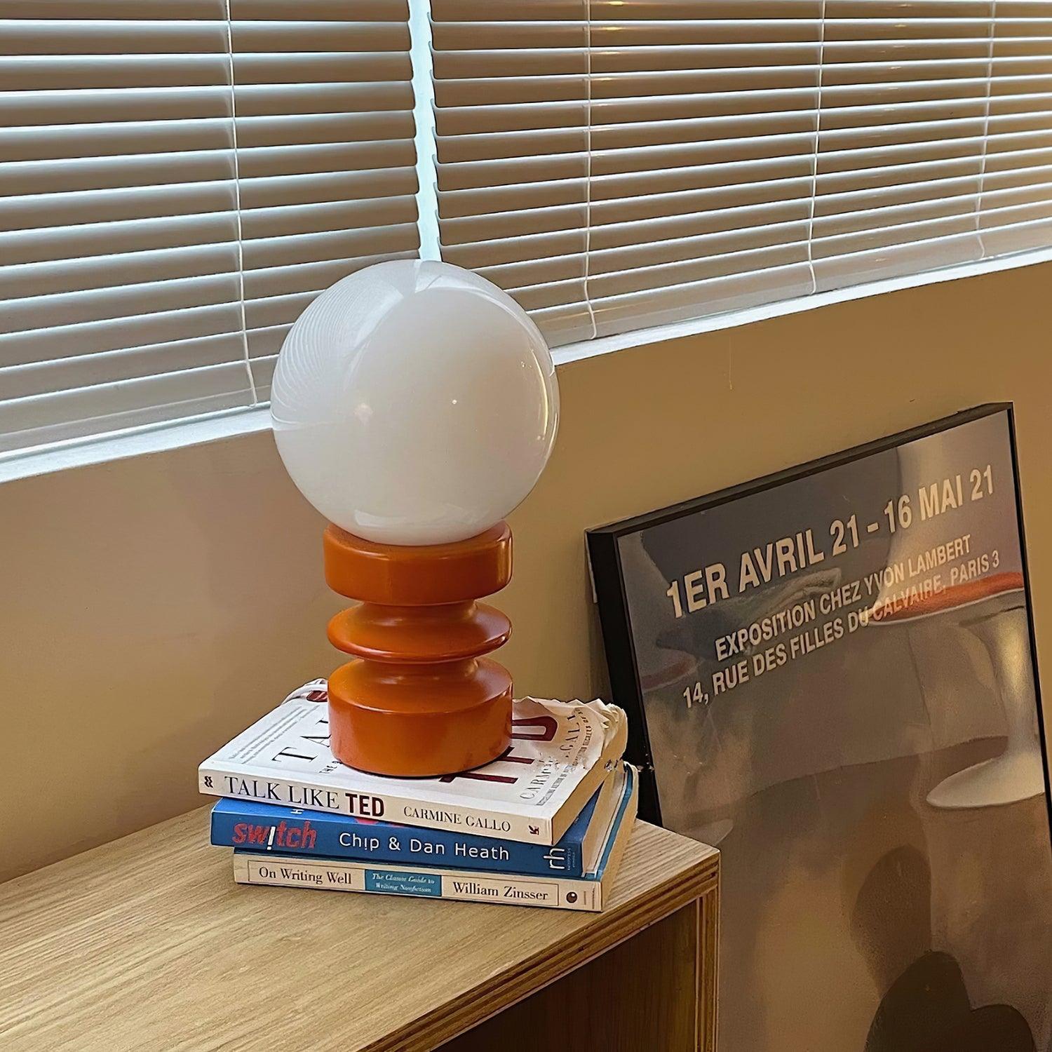 Sankey Orange Table Lamp - Loonglight