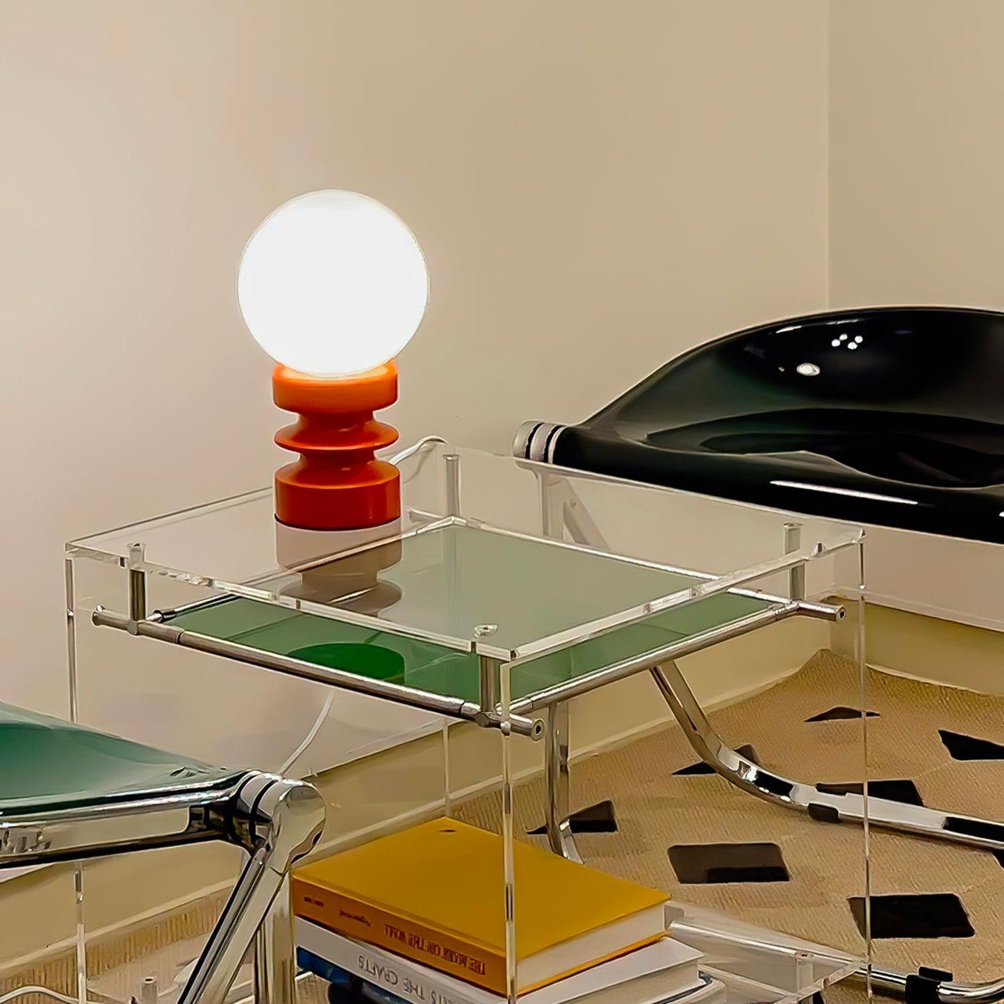 Sankey Orange Table Lamp - Loonglight