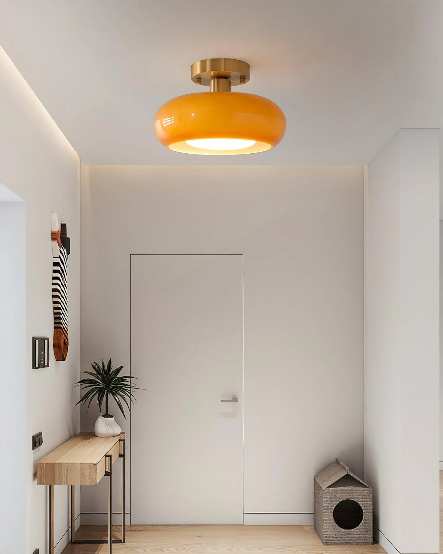 Sanna Glass Ceiling Light - Loonglight