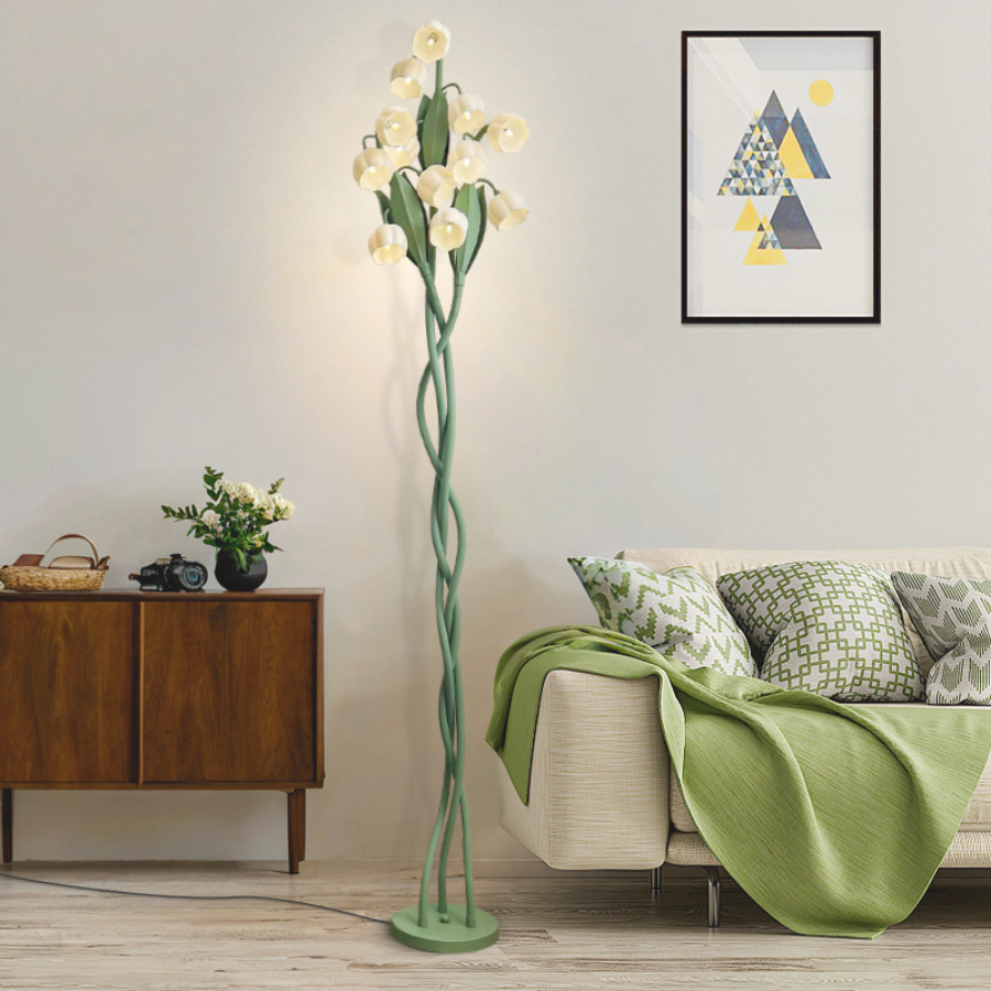 Sara Orchid Floor Lamp - Loonglight
