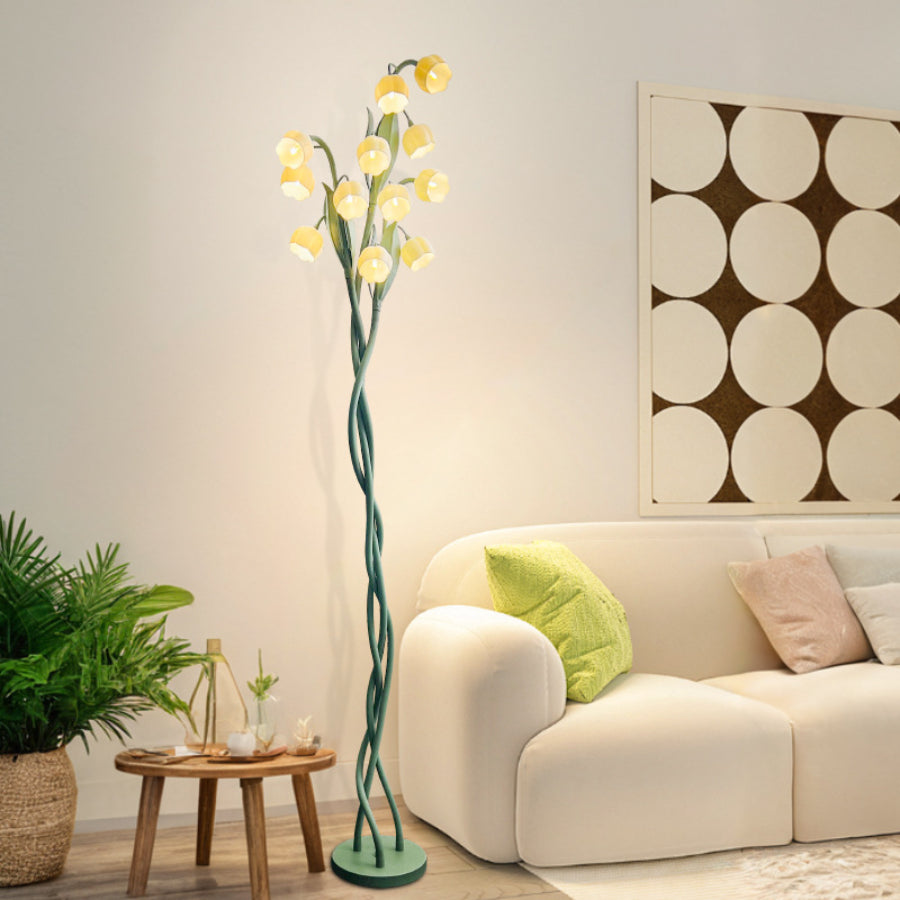 Sara Orchid Floor Lamp - Loonglight