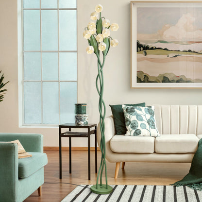 Sara Orchid Floor Lamp - Loonglight