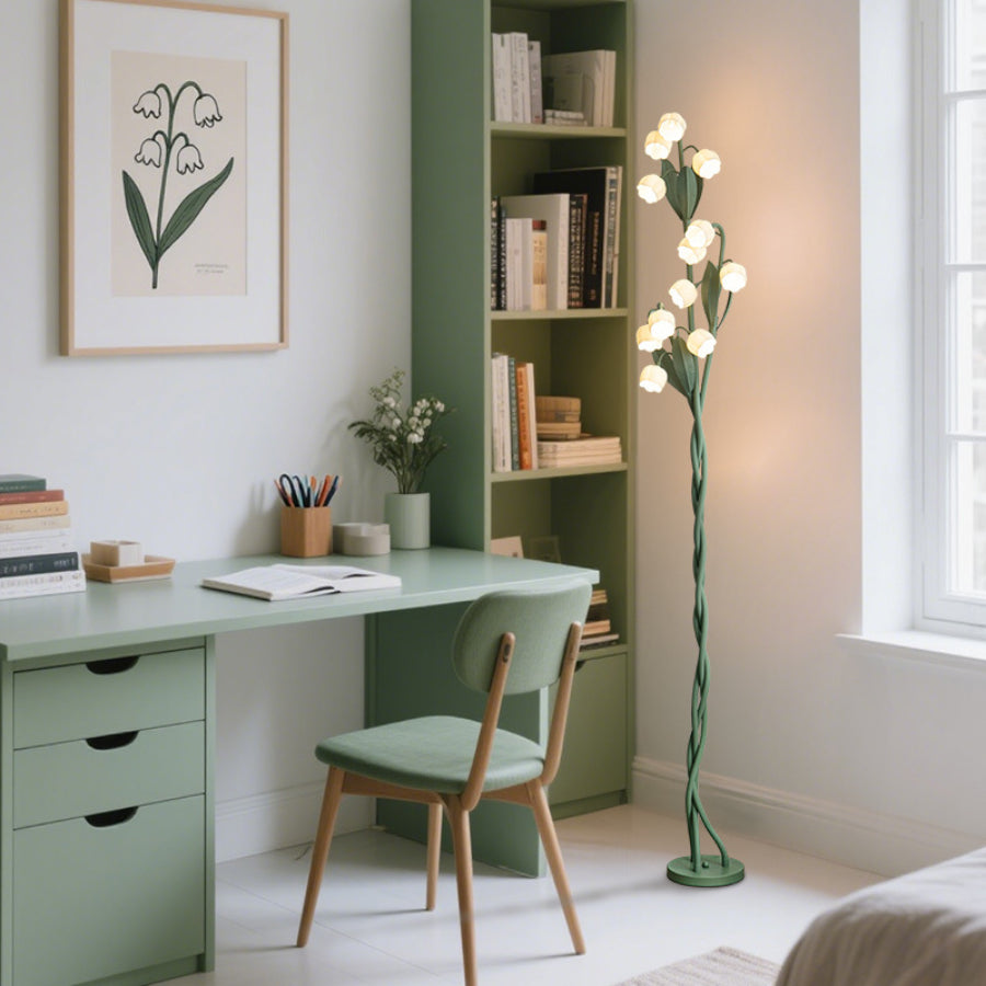 Sara Orchid Floor Lamp - Loonglight