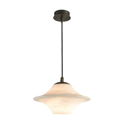 Saucer Alabaster Pendant Light - Loonglight