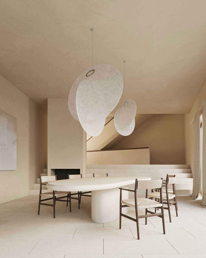 Overlap Silk Pendant Light - Loonglight