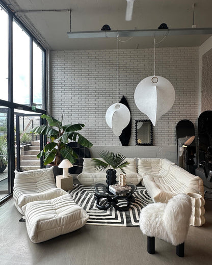 Overlap Silk Pendant Light - Loonglight