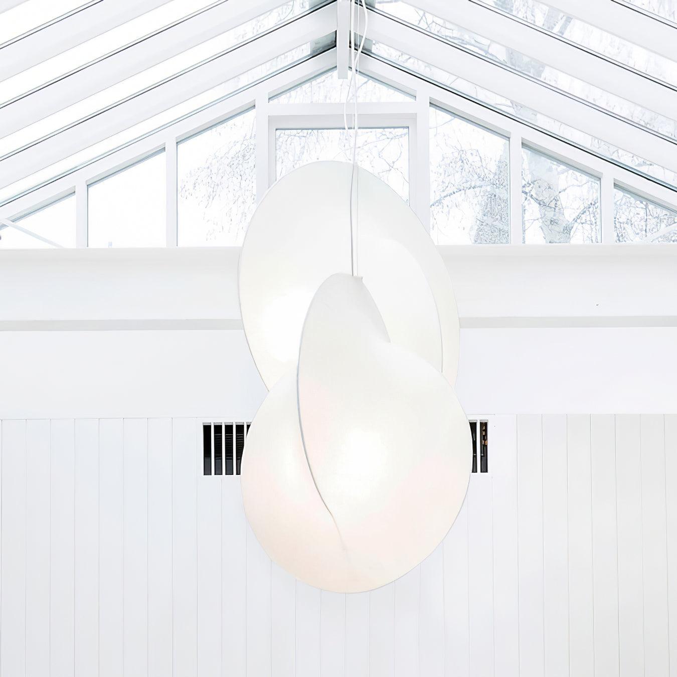 Overlap Silk Pendant Light - Loonglight