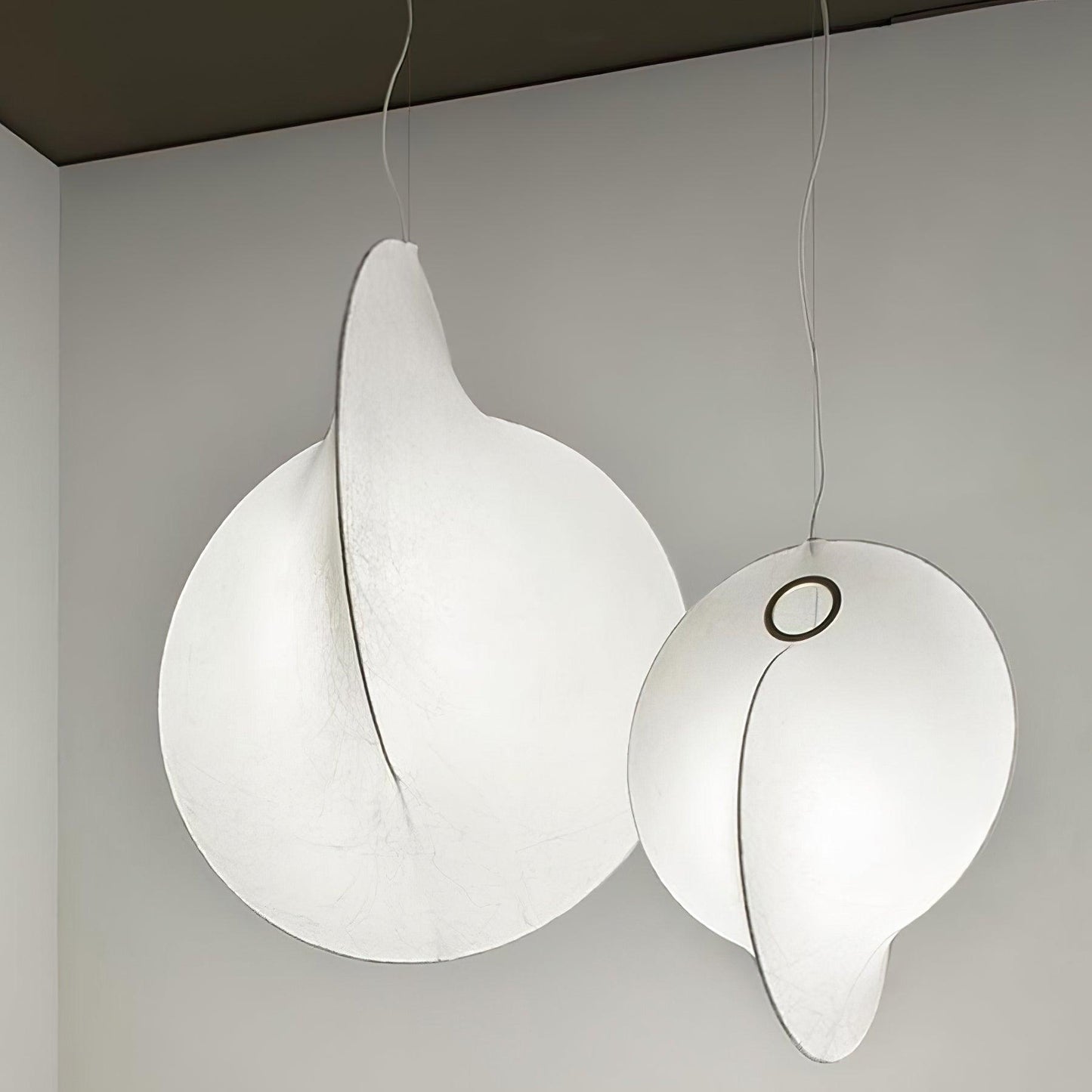 Overlap Silk Pendant Light - Loonglight