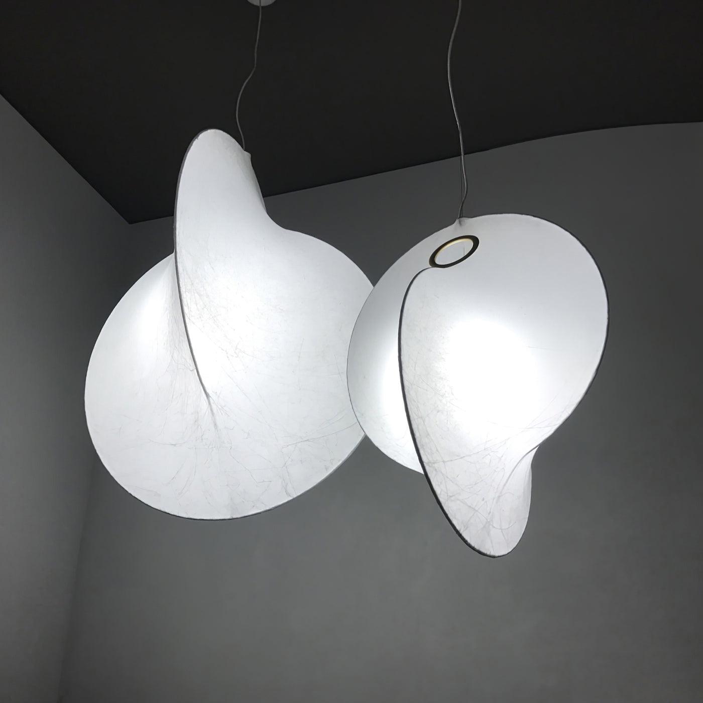 Overlap Silk Pendant Light - Loonglight