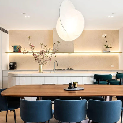 Overlap Silk Pendant Light - Loonglight