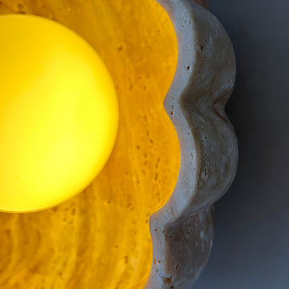 Sint-jakobsschelp wandlamp