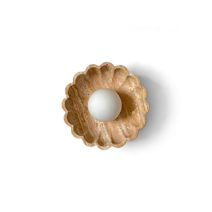 Sint-jakobsschelp wandlamp