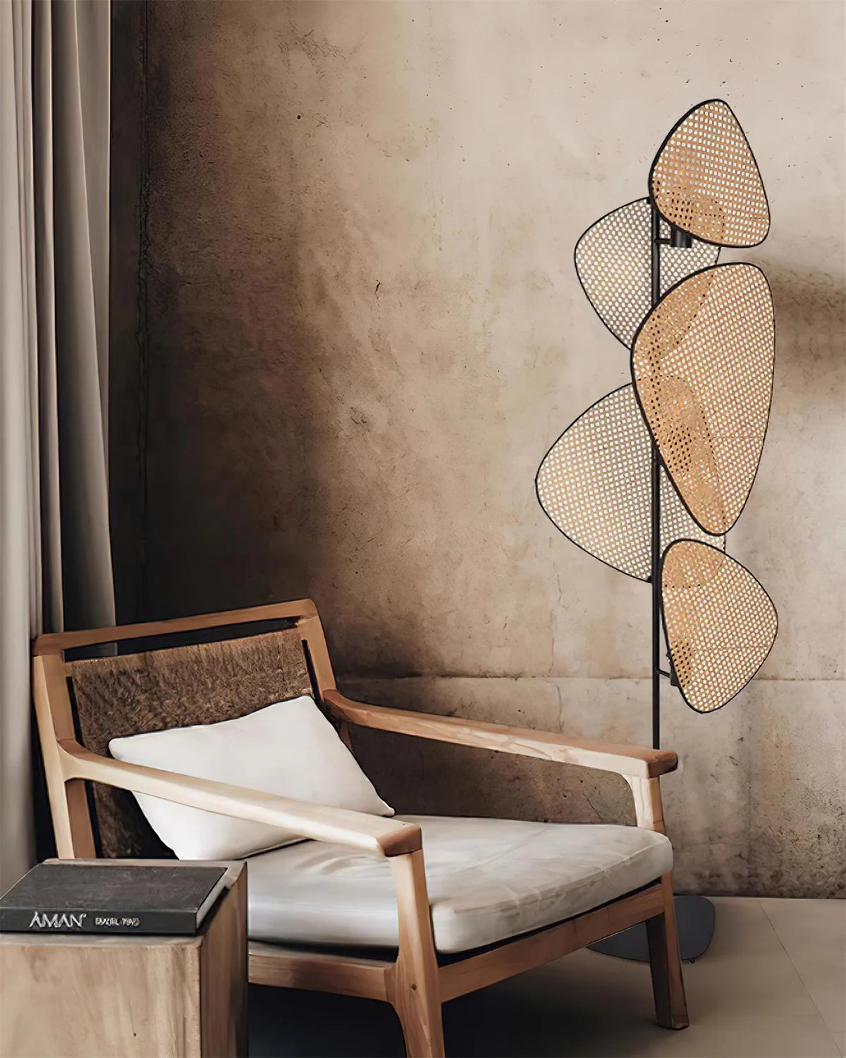 Screen Cannage Floor Lamp - Loonglight