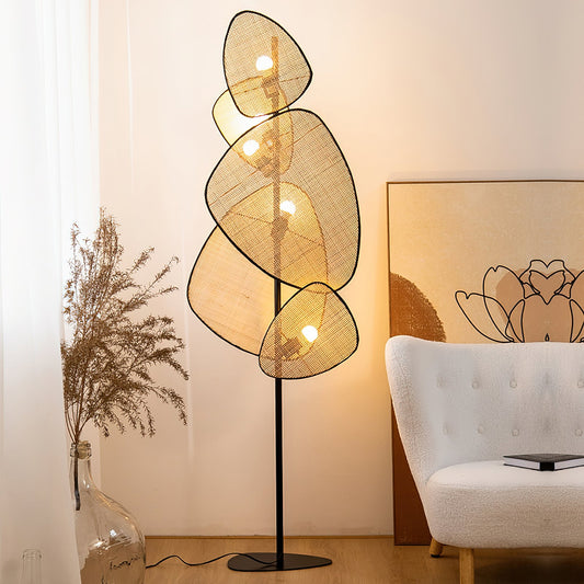 Screen Cannage Floor Lamp - Loonglight
