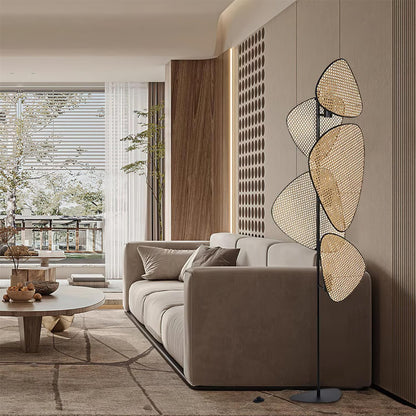 Screen Cannage Floor Lamp - Loonglight