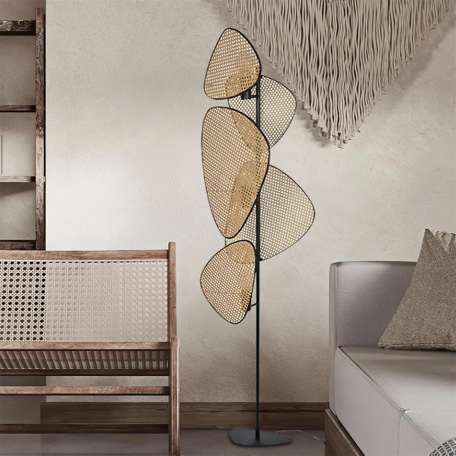 Screen Cannage Floor Lamp - Loonglight