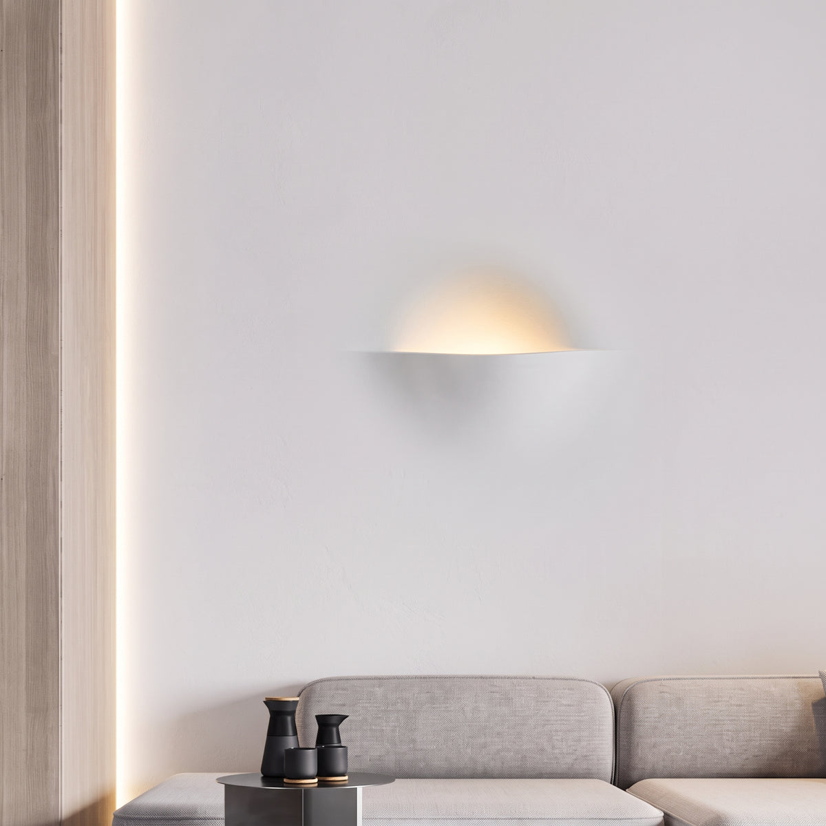Horizon Recessed Plaster Wall Sconce