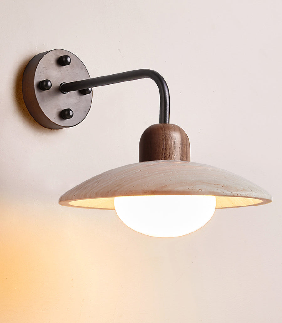 Seraphina Travertine Wall Lamp