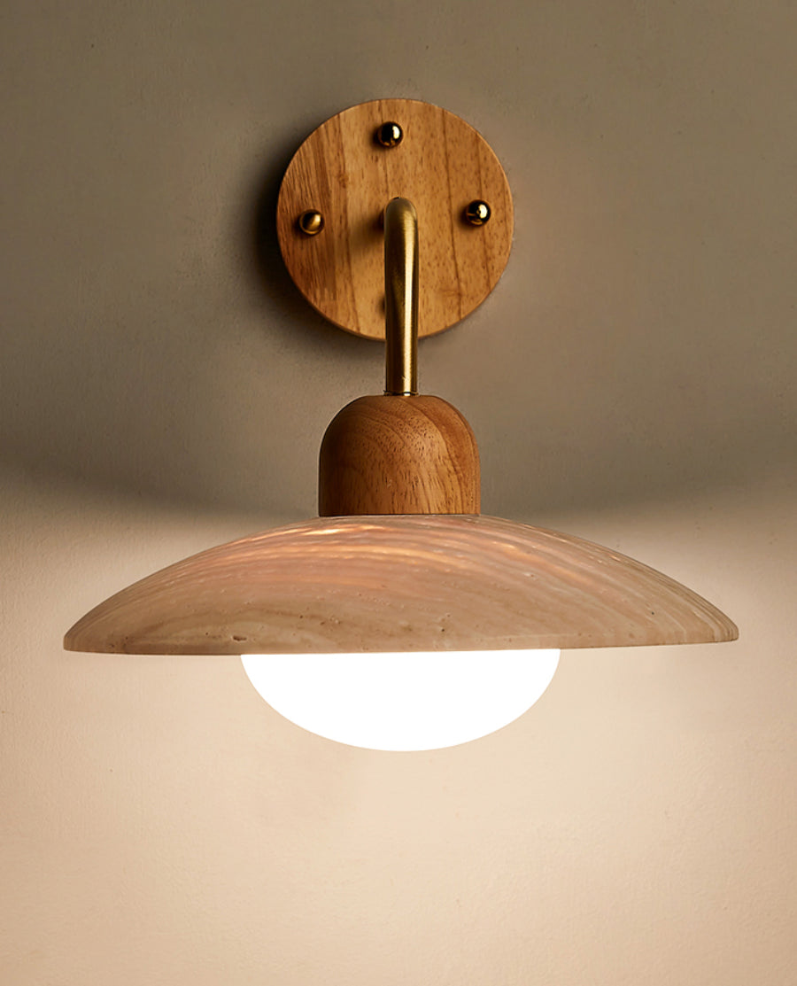 Seraphina Travertine Wall Lamp