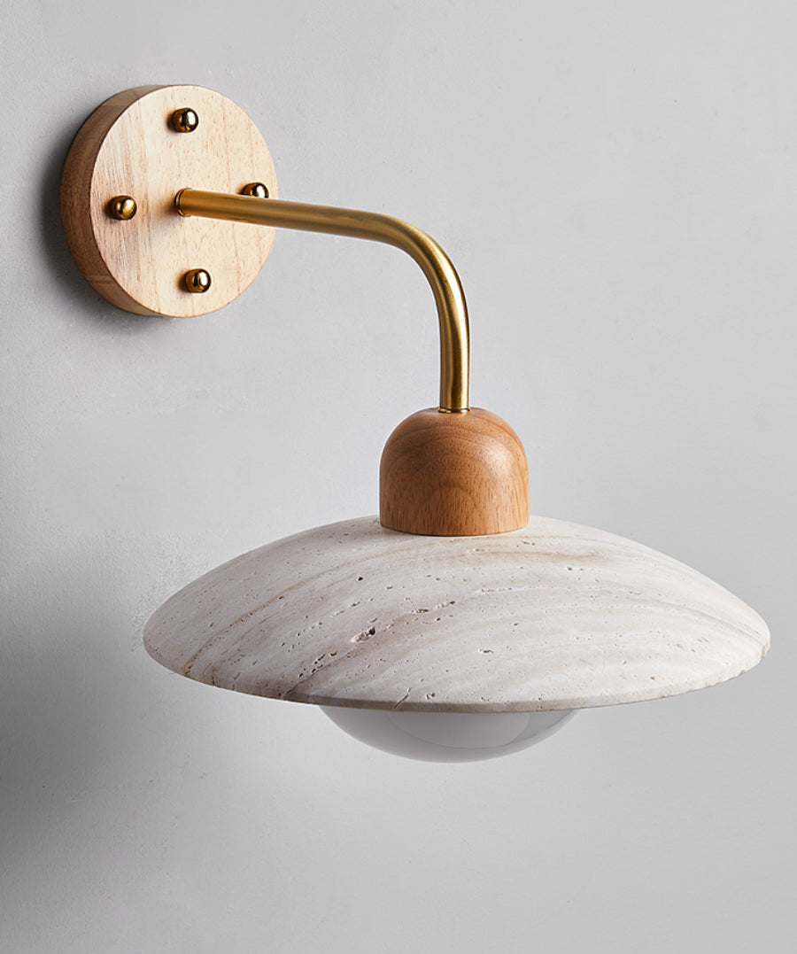Seraphina Travertine Wall Lamp