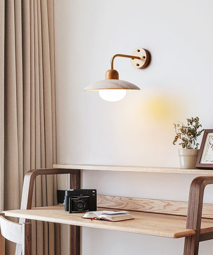 Seraphina Travertine Wall Lamp