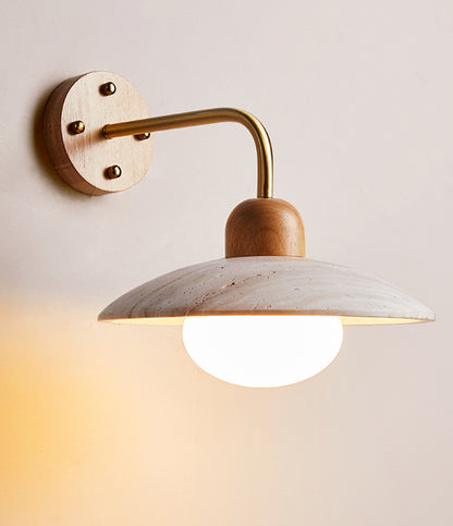 Seraphina Travertine Wall Lamp