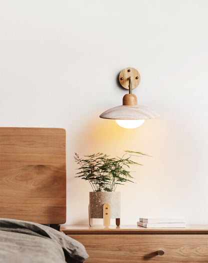 Seraphina Travertine Wall Lamp