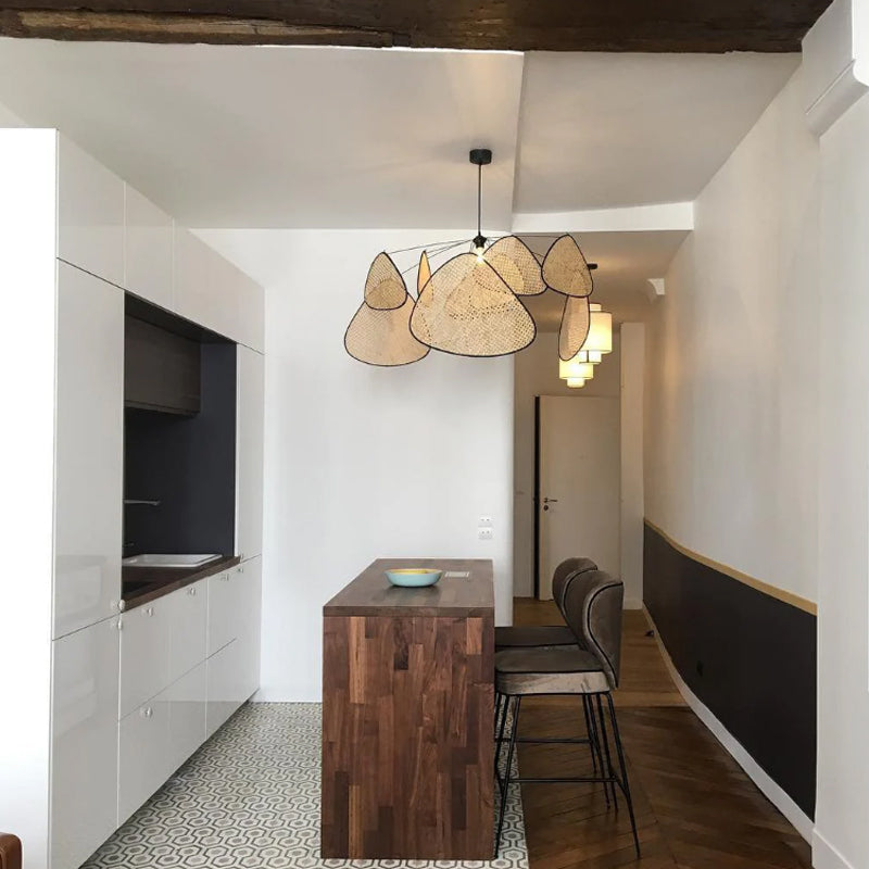 Woven Leaf Pendant Light - Loonglight