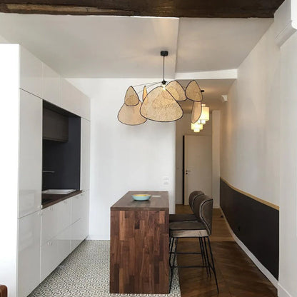 Woven Leaf Pendant Light - Loonglight