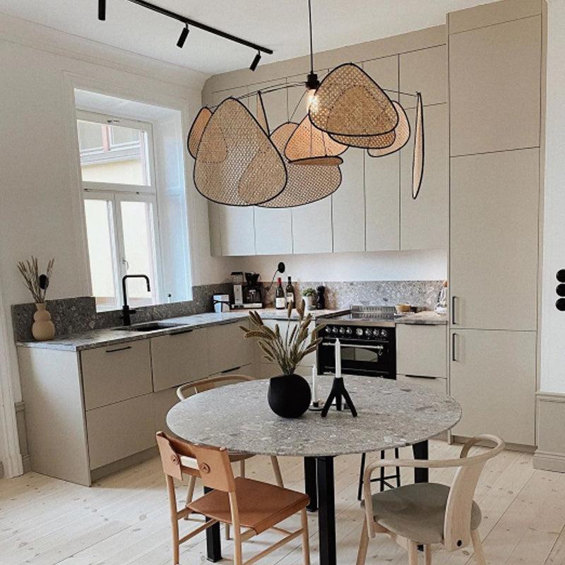 Woven Leaf Pendant Light - Loonglight