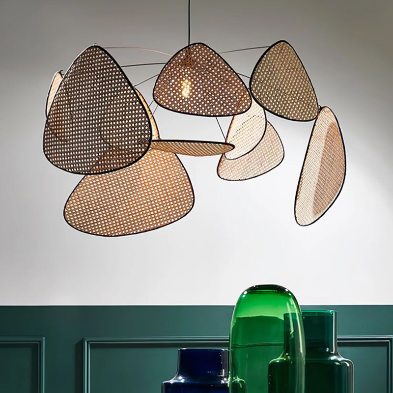 Woven Leaf Pendant Light - Loonglight
