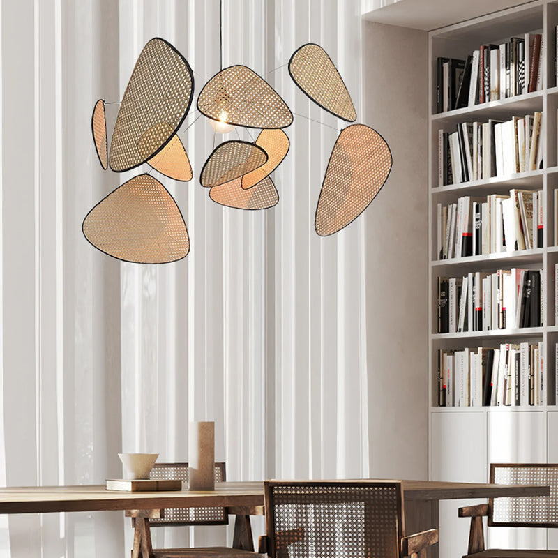 Woven Leaf Pendant Light - Loonglight