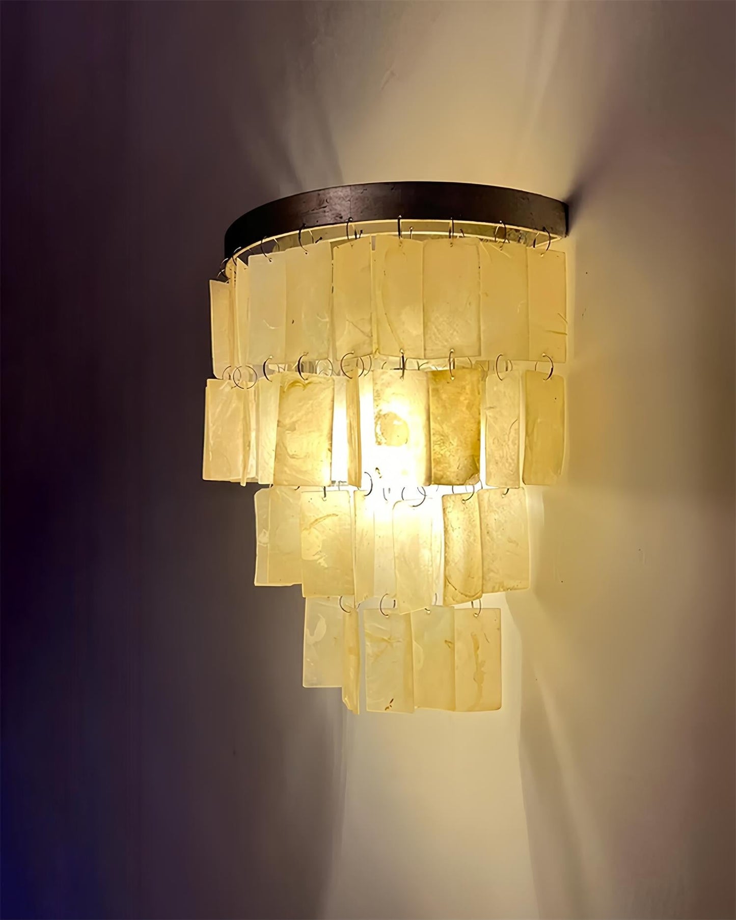 Shell Tiered Wall Lamp