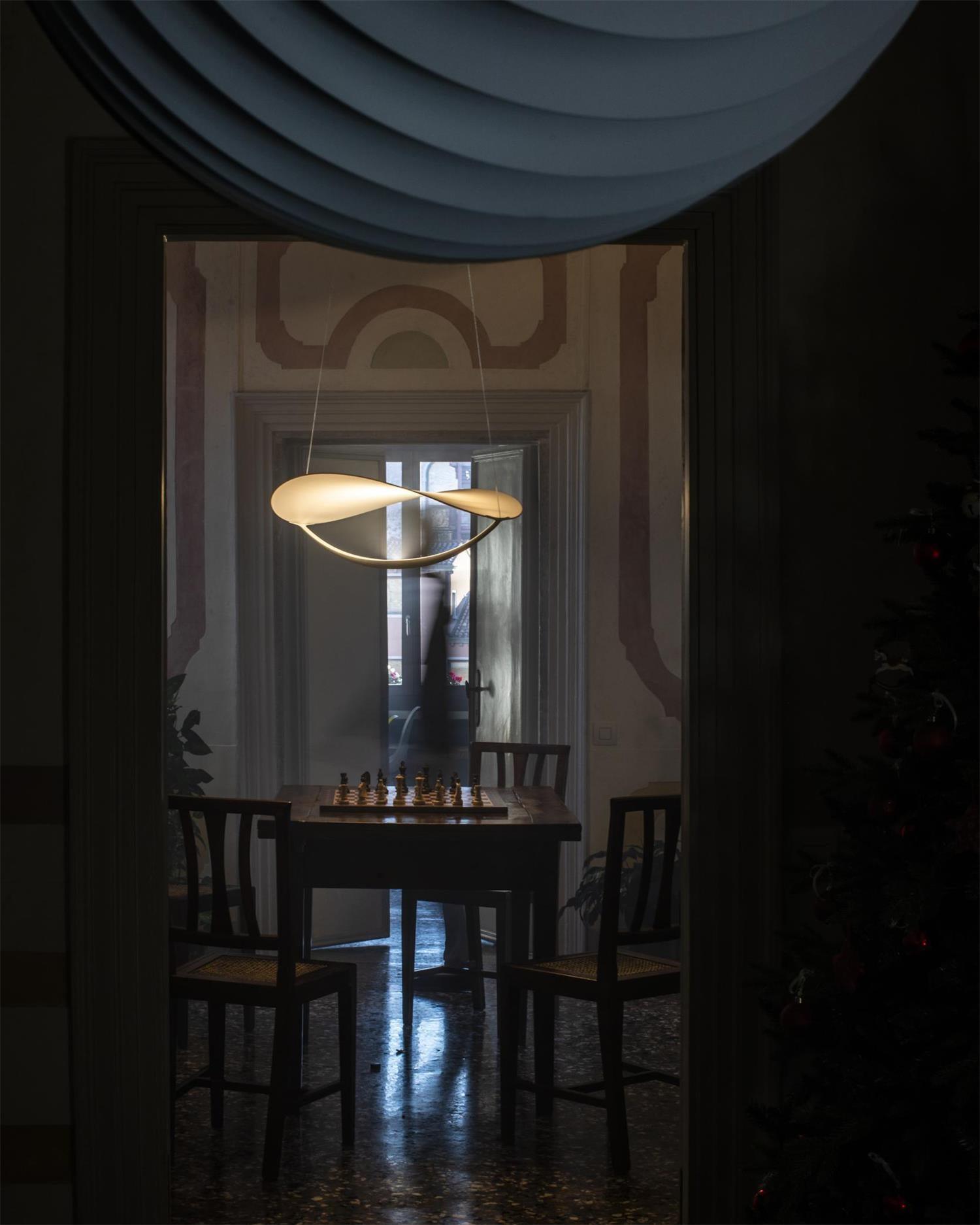 Shield Fabric Pendant Light - undefined