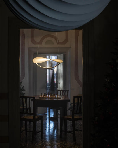 Shield Fabric Pendant Light - undefined