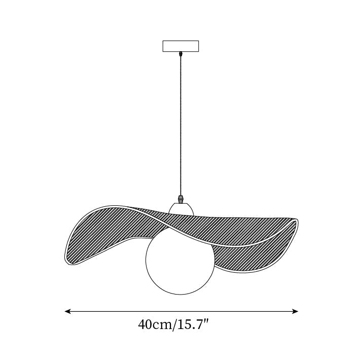 Shiloh Rattan Pendant Light