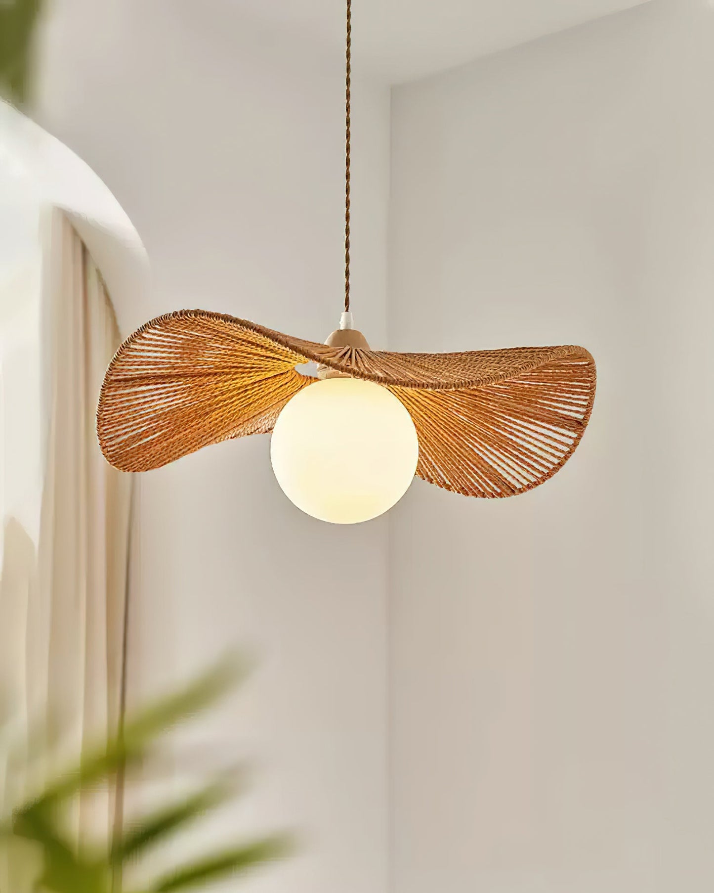 Shiloh Rattan Pendant Light