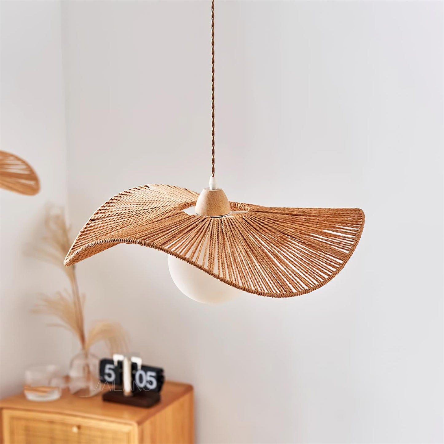 Shiloh Rattan Pendant Light