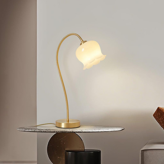 Siena Brass Table Lamp - Loonglight