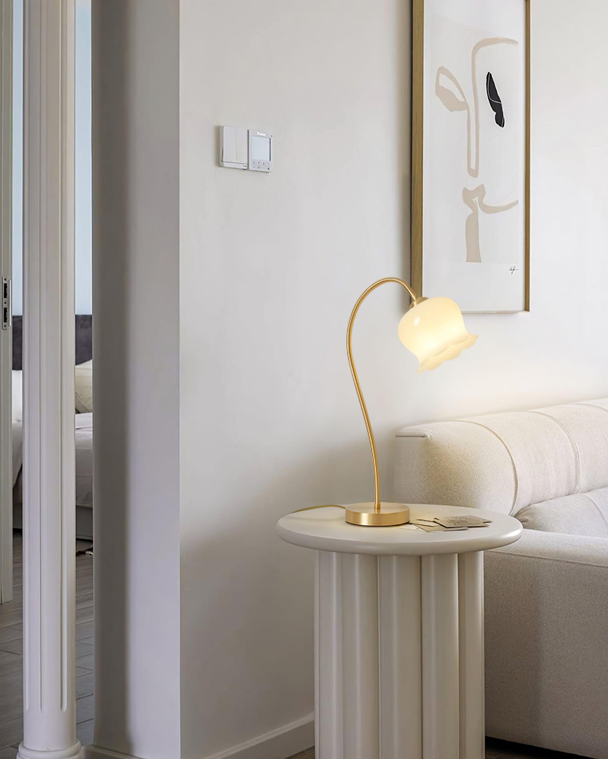 Siena Brass Table Lamp - Loonglight